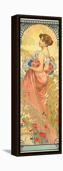 The Seasons: Summer, 1900-Alphonse Mucha-Framed Premier Image Canvas