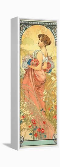 The Seasons: Summer, 1900-Alphonse Mucha-Framed Premier Image Canvas