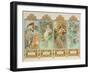 The Seasons: Variant 3-Alphonse Mucha-Framed Giclee Print