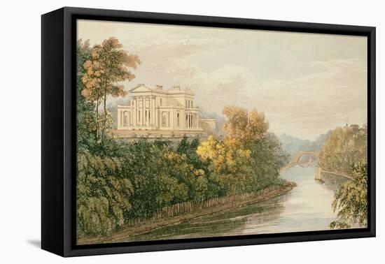 The Seat of G.B. Greenough Esq., Regent's Park, from Ackermann's 'Repository of Arts'-English-Framed Premier Image Canvas