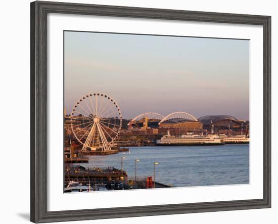 The Seattle Great Wheel, Seattle, Washington, USA-Jamie & Judy Wild-Framed Photographic Print