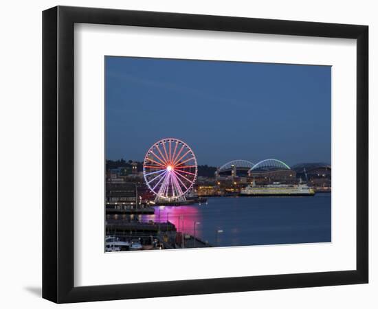 The Seattle Great Wheel, Seattle, Washington, USA-Jamie & Judy Wild-Framed Photographic Print