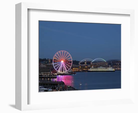 The Seattle Great Wheel, Seattle, Washington, USA-Jamie & Judy Wild-Framed Photographic Print