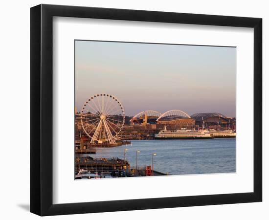 The Seattle Great Wheel, Seattle, Washington, USA-Jamie & Judy Wild-Framed Photographic Print