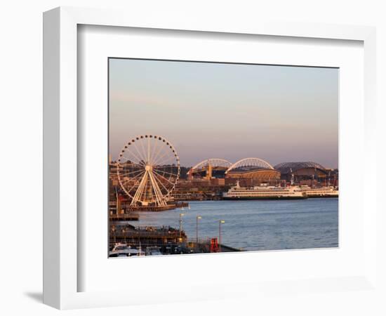 The Seattle Great Wheel, Seattle, Washington, USA-Jamie & Judy Wild-Framed Photographic Print