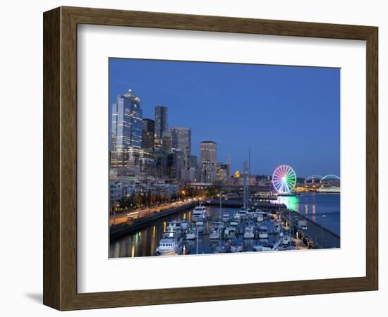 The Seattle Great Wheel, Seattle, Washington, USA-Jamie & Judy Wild-Framed Photographic Print