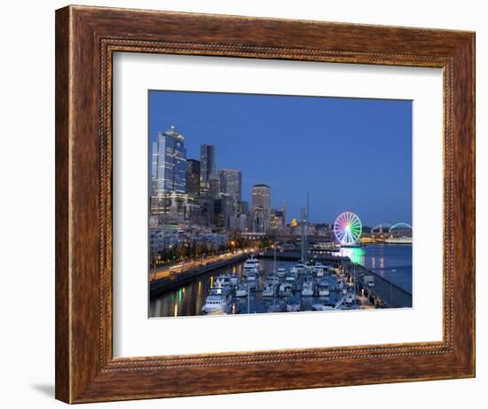 The Seattle Great Wheel, Seattle, Washington, USA-Jamie & Judy Wild-Framed Photographic Print