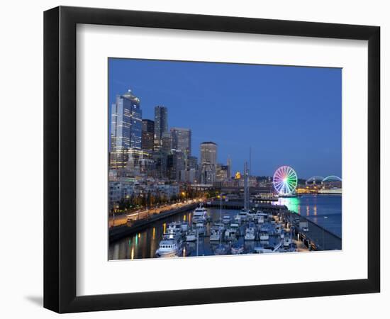 The Seattle Great Wheel, Seattle, Washington, USA-Jamie & Judy Wild-Framed Photographic Print