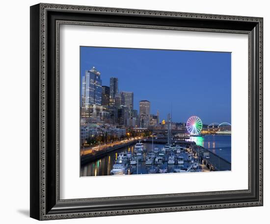 The Seattle Great Wheel, Seattle, Washington, USA-Jamie & Judy Wild-Framed Photographic Print