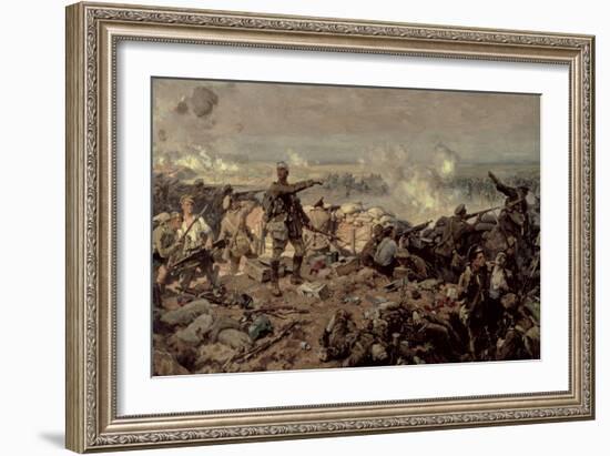 The Second Battle of Ypres, 1917-Richard Jack-Framed Giclee Print