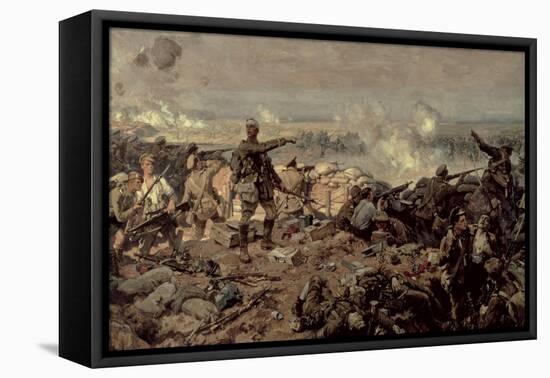 The Second Battle of Ypres, 1917-Richard Jack-Framed Premier Image Canvas