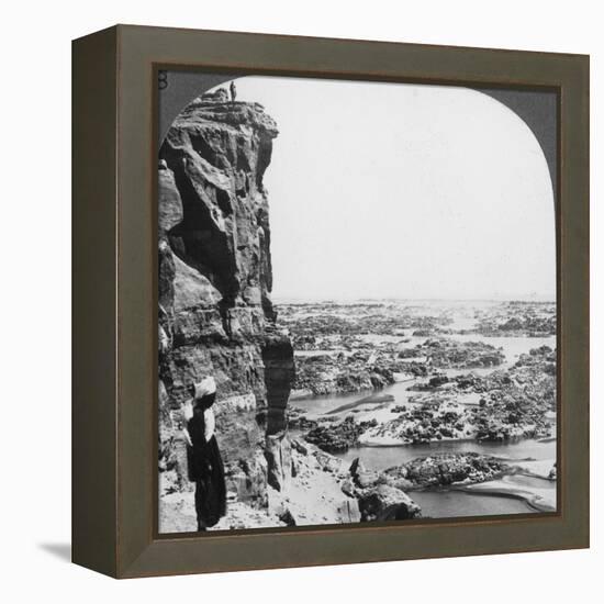 The Second Cataract of the Nile as Seen from the Southwest, Egypt, 1905-Underwood & Underwood-Framed Premier Image Canvas