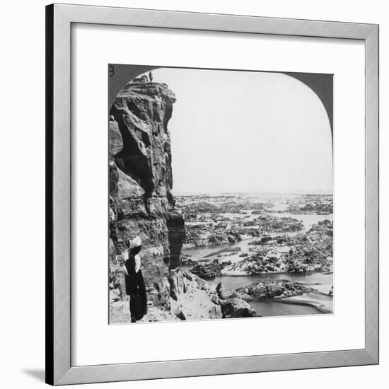The Second Cataract of the Nile as Seen from the Southwest, Egypt, 1905-Underwood & Underwood-Framed Photographic Print