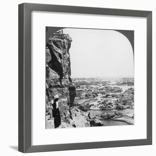 The Second Cataract of the Nile as Seen from the Southwest, Egypt, 1905-Underwood & Underwood-Framed Photographic Print