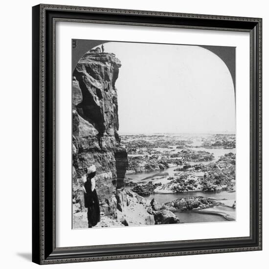 The Second Cataract of the Nile as Seen from the Southwest, Egypt, 1905-Underwood & Underwood-Framed Photographic Print