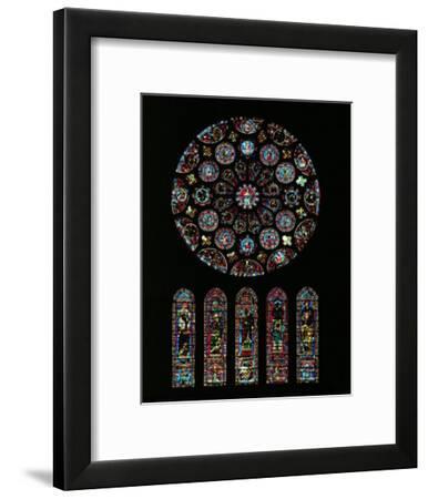 The Second Coming Of Christ Rose Window From The South Transept Of Chartres Cathedral Giclee Print By Art Com