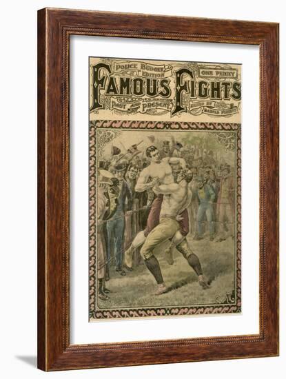 The Second Fight Between Bendigo and Ben Caunt, 1838-Pugnis-Framed Giclee Print