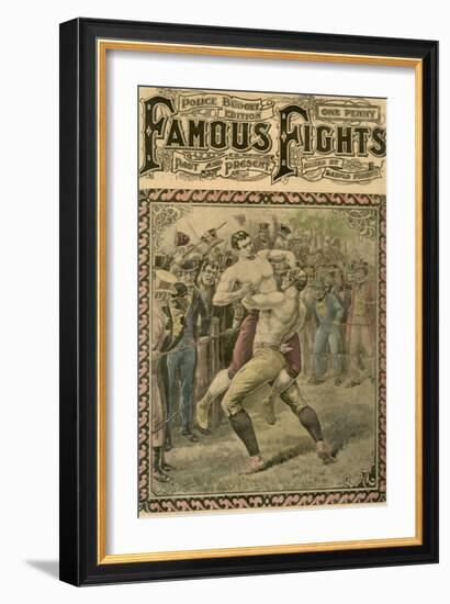 The Second Fight Between Bendigo and Ben Caunt, 1838-Pugnis-Framed Giclee Print