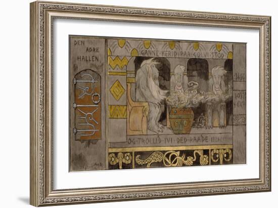 The Second Hall-Gerhard Munthe-Framed Giclee Print