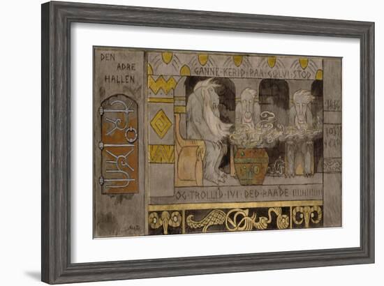 The Second Hall-Gerhard Munthe-Framed Giclee Print