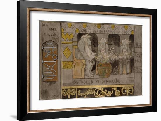 The Second Hall-Gerhard Munthe-Framed Giclee Print