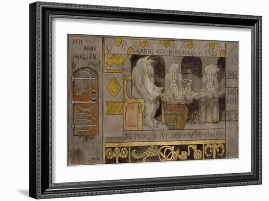 The Second Hall-Gerhard Munthe-Framed Giclee Print