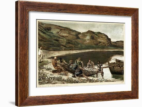 The Second Miraculous Draught of Fishes, C1890-James Jacques Joseph Tissot-Framed Giclee Print