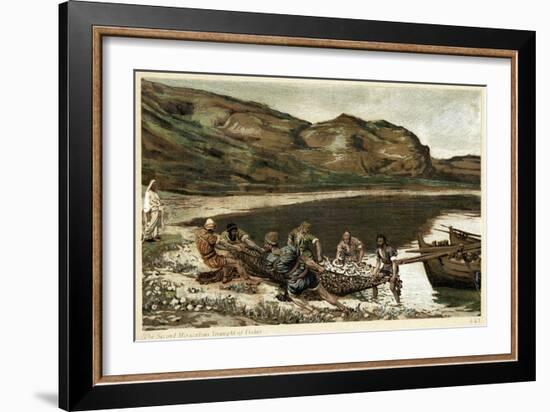 The Second Miraculous Draught of Fishes, C1890-James Jacques Joseph Tissot-Framed Giclee Print