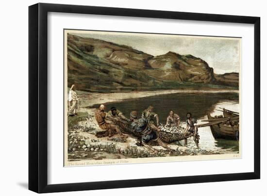 The Second Miraculous Draught of Fishes, C1890-James Jacques Joseph Tissot-Framed Giclee Print