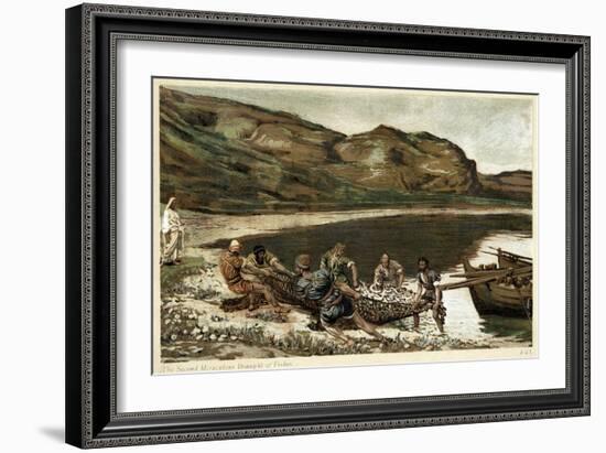 The Second Miraculous Draught of Fishes, C1890-James Jacques Joseph Tissot-Framed Giclee Print