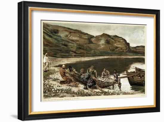 The Second Miraculous Draught of Fishes, C1890-James Jacques Joseph Tissot-Framed Giclee Print