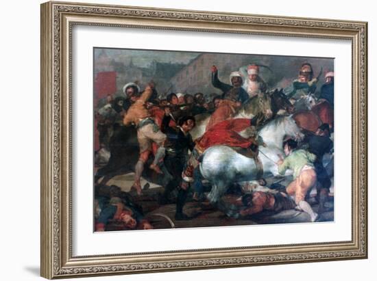 The Second of May 1808: Charge of the Mamelukes, 1814-Francisco de Goya-Framed Giclee Print