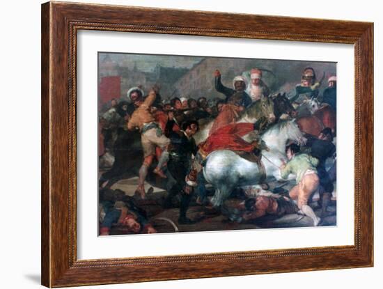 The Second of May 1808: Charge of the Mamelukes, 1814-Francisco de Goya-Framed Giclee Print