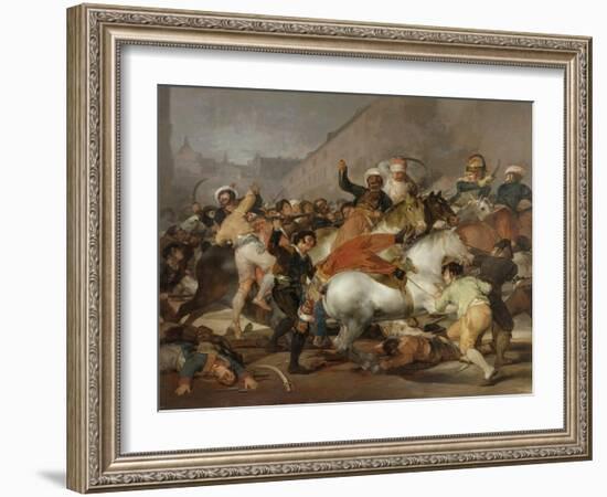 The Second of May, 1808 or The Charge of the Mamelukes, 1814-Francisco de Goya-Framed Giclee Print
