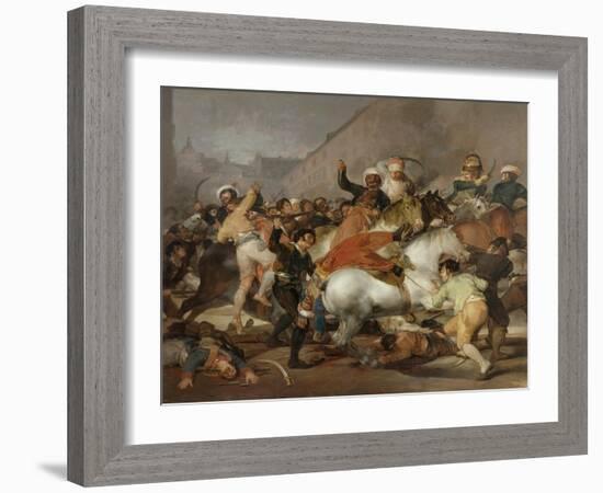 The Second of May, 1808 or The Charge of the Mamelukes, 1814-Francisco de Goya-Framed Giclee Print