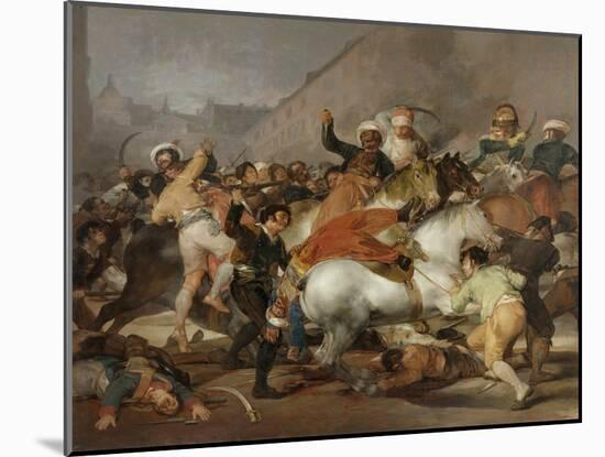 The Second of May, 1808 or The Charge of the Mamelukes, 1814-Francisco de Goya-Mounted Giclee Print