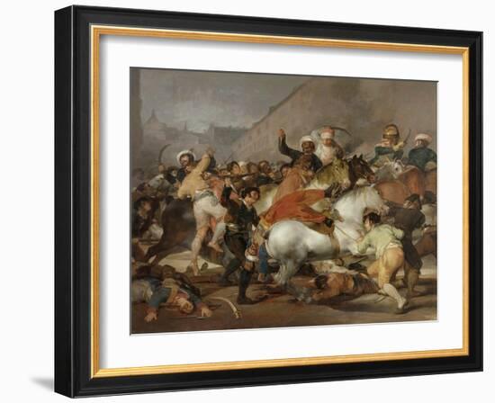 The Second of May, 1808 or The Charge of the Mamelukes, 1814-Francisco de Goya-Framed Giclee Print