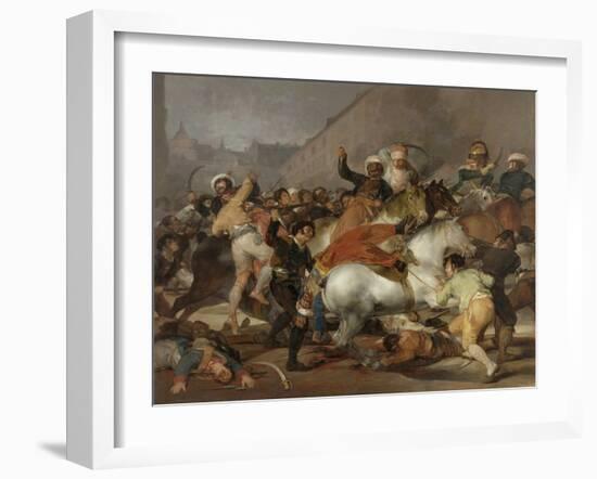 The Second of May 1808 (The Charge of the Mameluke), 1814-Francisco de Goya-Framed Giclee Print