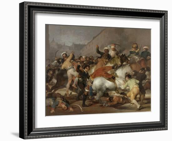 The Second of May 1808 (The Charge of the Mameluke), 1814-Francisco de Goya-Framed Giclee Print