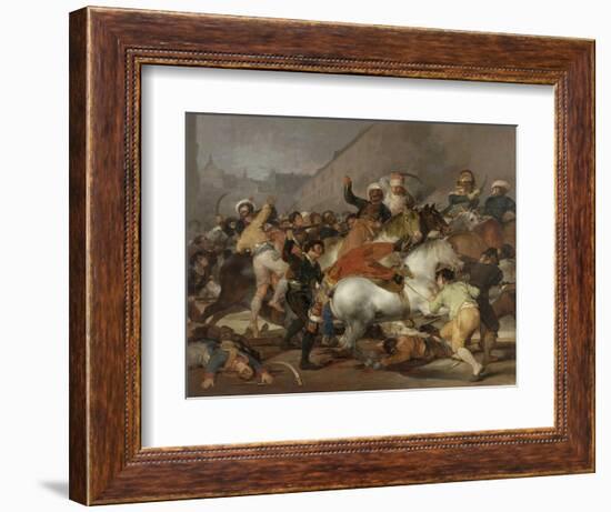 The Second of May 1808 (The Charge of the Mameluke), 1814-Francisco de Goya-Framed Giclee Print