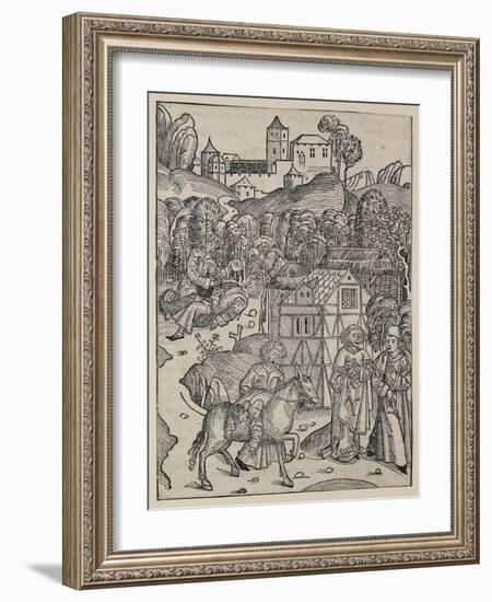 The Second Part of the Parable of the Good Samaritan-Michael Wolgemut-Framed Giclee Print