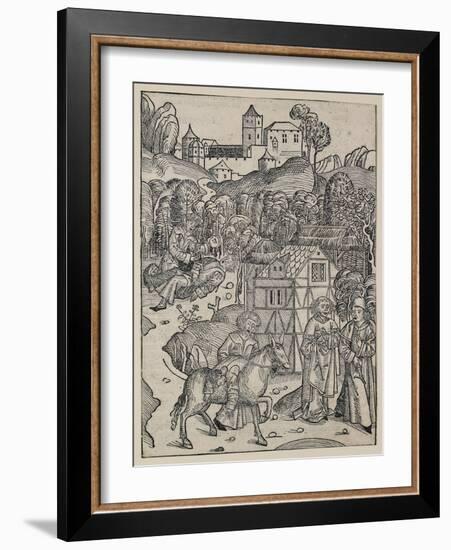 The Second Part of the Parable of the Good Samaritan-Michael Wolgemut-Framed Giclee Print