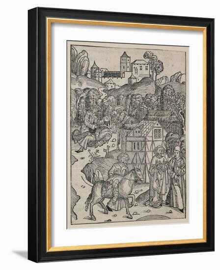 The Second Part of the Parable of the Good Samaritan-Michael Wolgemut-Framed Giclee Print