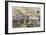 The Second Prussian Regiment Attacks at Plancenoit-null-Framed Art Print