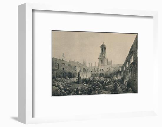 'The Second Royal Exchange After The Fire in 1838', (1928)-Unknown-Framed Photographic Print