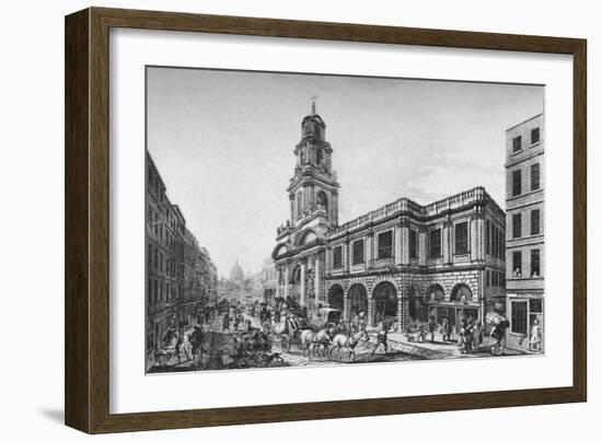 'The Second Royal Exchange, South Front, in 1788', (1928)-Unknown-Framed Giclee Print