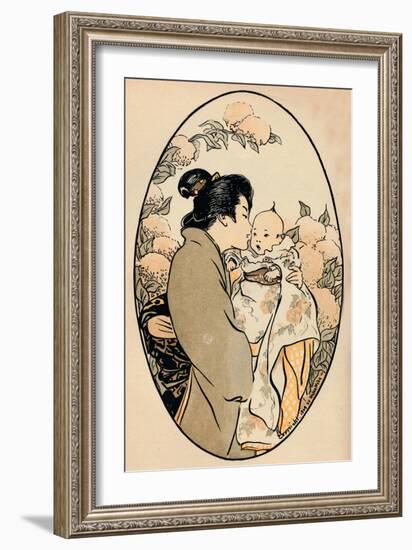 'The secret', 1909-Helen Hyde-Framed Giclee Print