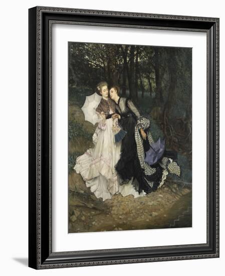 The Secret (Confession), 1867-Leon Bakst-Framed Giclee Print