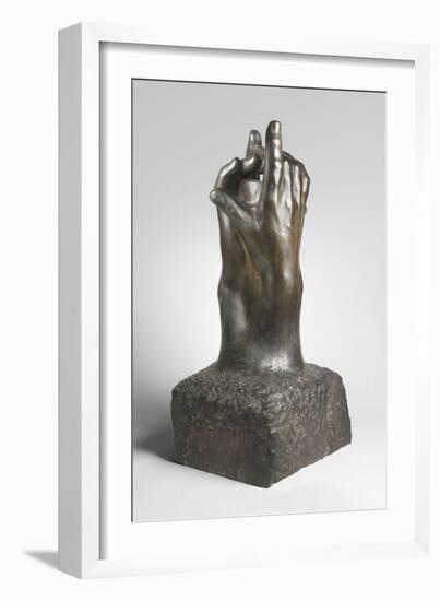 The Secret, Modeled 1910, Cast by Alexis Rudier (1874-1952), 1925 (Bronze)-Auguste Rodin-Framed Giclee Print