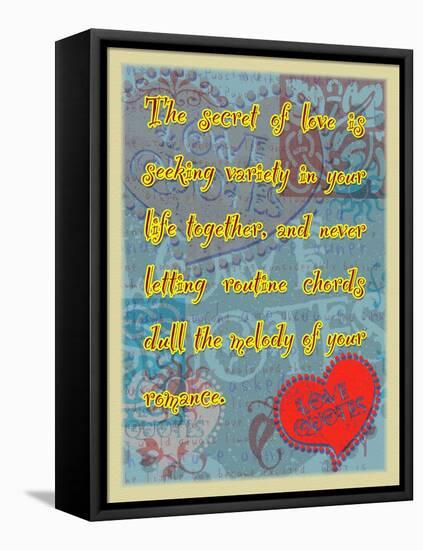 The Secret of Love-Cathy Cute-Framed Premier Image Canvas